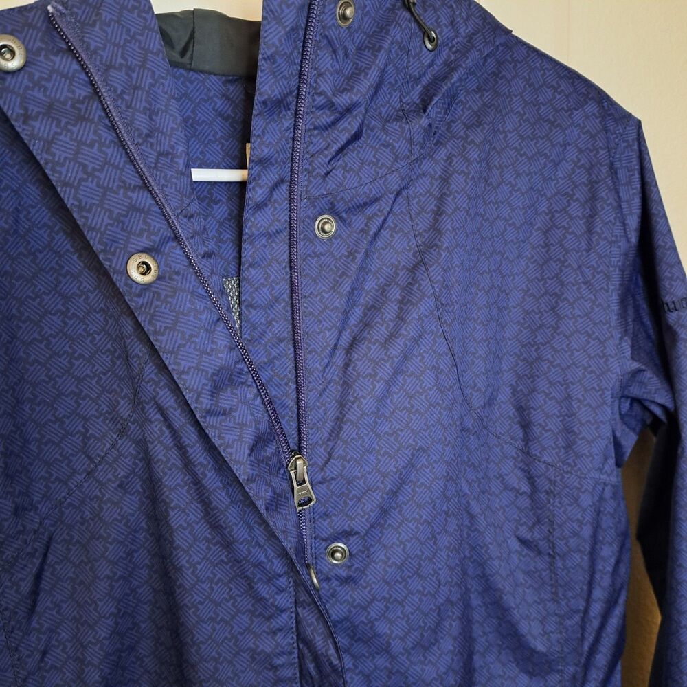 Columbia Omni Tech Waterproof Breathable Jacket Coat Women Size L Purple Hooded - Picture 7 of 10